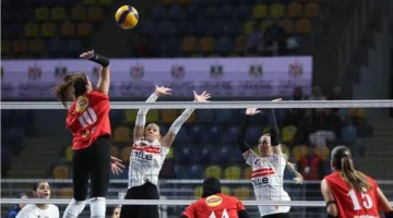 انطلاق اليوم مباريات دور الـ16 بكأس مصر للطائرة آنسات